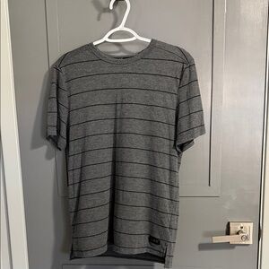 MSX by Michael Strahan Classic Gray Striped Men's Tee